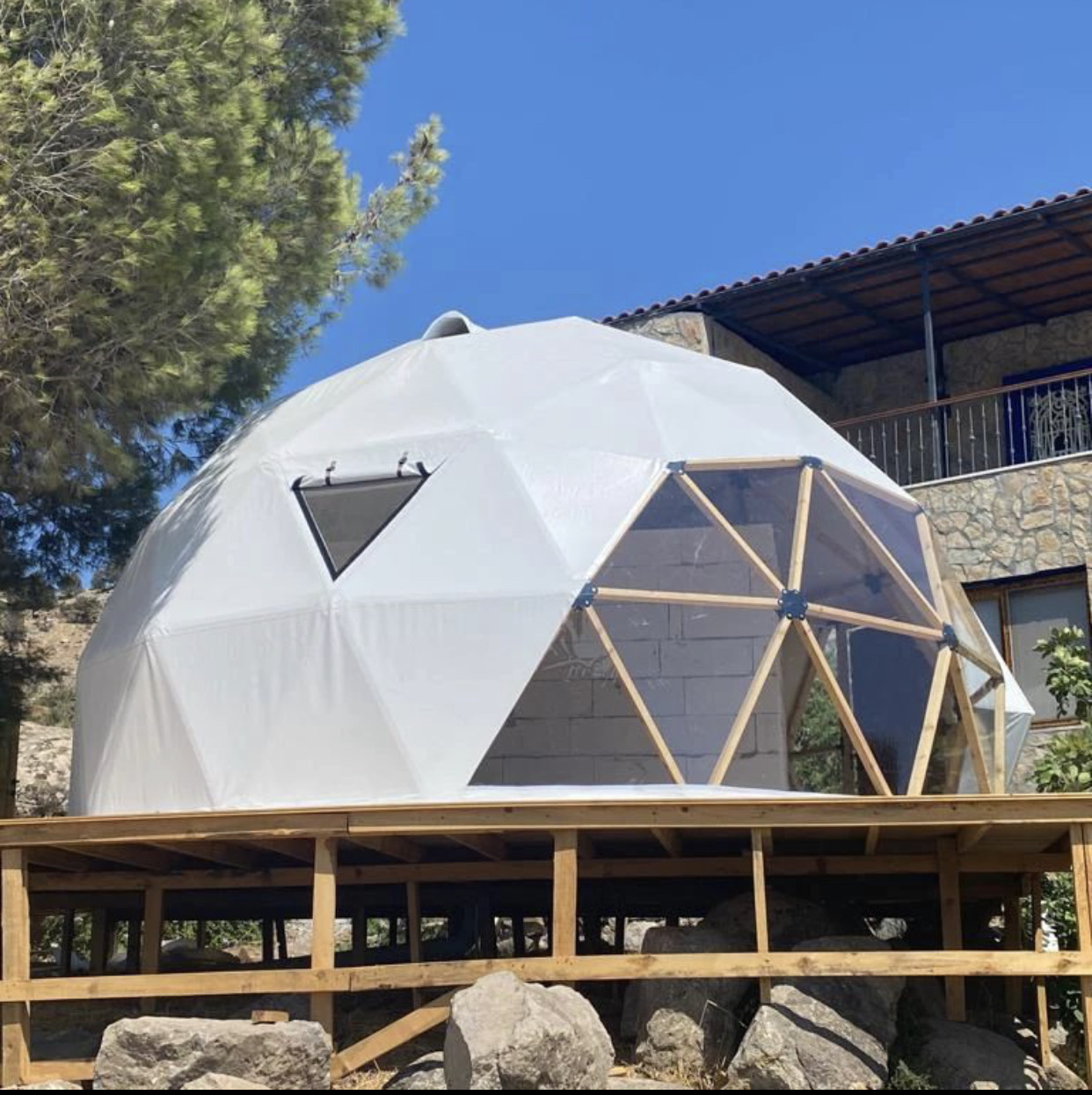 Jeodesik Dome Glamping Yapılar